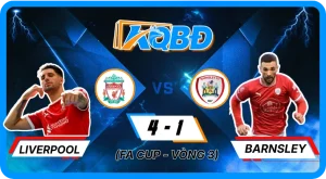 KQBD Liverpool vs Barnsley với tỷ số 4-1: FA Cup 2025-26