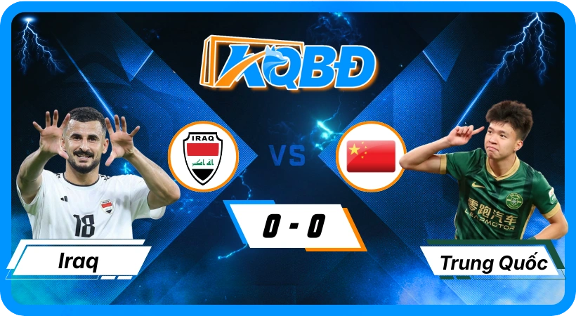 KQBD U23 Iraq 0-0 U23 Trung Quốc: Kết quả bóng đá ngày 8/1/2026